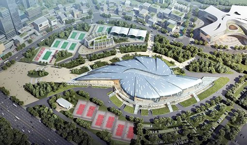 沃土涂料祝賀南沙網(wǎng)球館運(yùn)動(dòng)中心正式完工